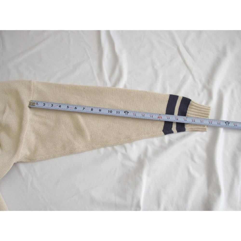 Vtg GAP Old Money Varsity Sweater Ivy Preppy V-Neck Academia Sz XL (MS48) Issue - Picture 7 of 9
